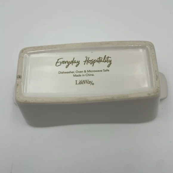 Lifeway Ceramic Mini Loaf Pan 'Adore Him' - Picture 9 of 13